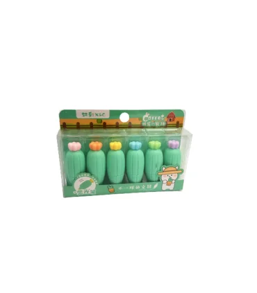 ماژیک هایلایتر 6 عددی طرح کاکتوس کد: XC-016 | |6971836233150