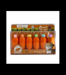 ماژیک هایلایتر 6 عددی طرح هویج کد: XC-015 |  |6971836233143