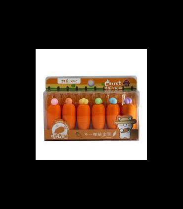 ماژیک هایلایتر 6 عددی طرح هویج کد: XC-015 |  |6971836233143