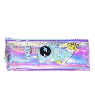 جامدادی تک زیپ آکواریومی طرح فضانورد کد: 86-57 | |6980682986578