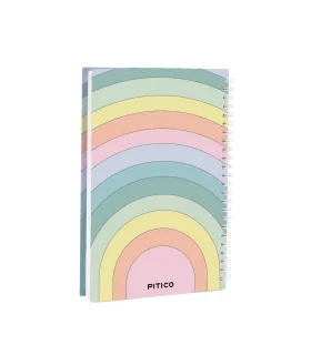 دفتر 100 برگ رقعی جلد سخت رنگی پیتیکو | پیتیکو |300301231