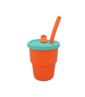 لیوان سیلیکونی 250 میل نی دار نارنجی آرچر | آرچر |55000513