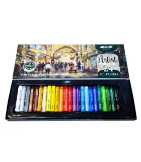 پاستل 24 رنگ جعبه مقوایی آرتیست آریا کد: 2602 | آریا |6260297126027