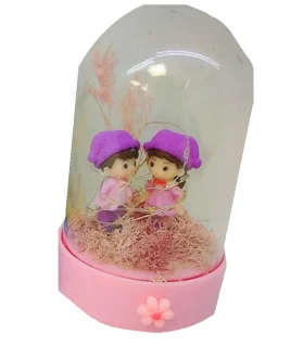 دختر و پسر داخل حباب چراغ دار کد: 3343 | |5591022302029