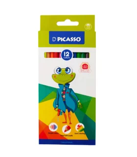 مداد رنگی 12 رنگ جعبه مقوایی پیکاسو کد: 18J2719 | پیکاسو |6263740801052