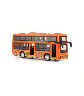 اتوبوس دو طبقه فلزی نارنجی کد: 7734