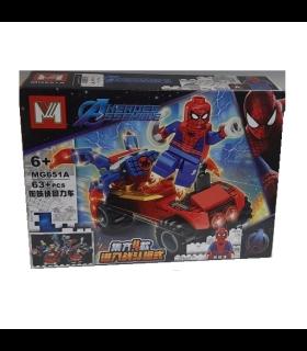 لگو 63 قطعه اسپایدرمن ماشینی M کد: MG651A | M |55002686