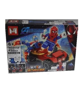 لگو 63 قطعه اسپایدرمن ماشینی M کد: MG651A | M |55002686