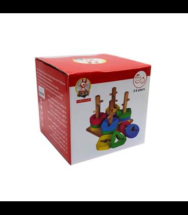 مونته سوری پایه اشکال چوبی مانع دار 17 قطعه deybaby | فکرآوران |55001988