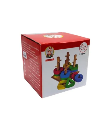 مونته سوری پایه اشکال چوبی مانع دار 17 قطعه deybaby | فکرآوران |55001988