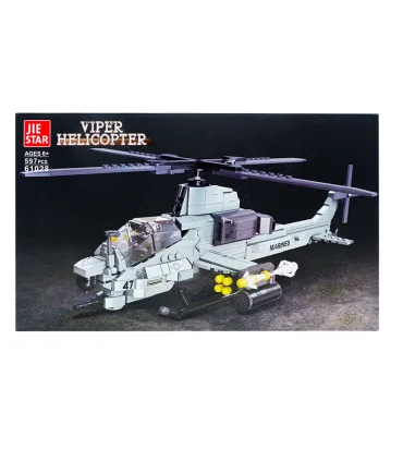 لگو 597 قطعه هلیکوپتر وایپر JIESTAR کد: 61028 | |55003636