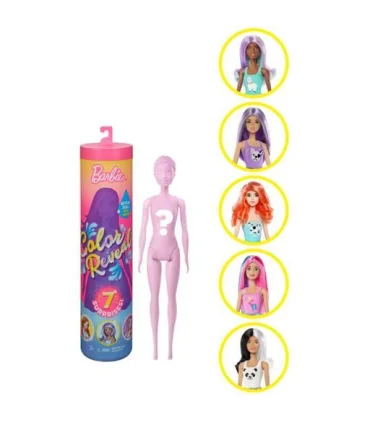 عروسک باربی سورپرایز جعبه استوانه ای کد: 601 | |55003911