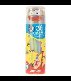 مداد رنگی 36 رنگ لوله ای آریا کد: 3056 | آریا |6260297130536