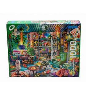 پازل 1000 تکه فنسی طرح اتاق آفتابگیر دیسکو رترو کد: 2042 | FANCY |5591022302212