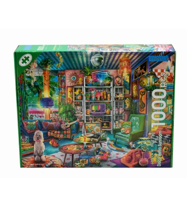 پازل 1000 تکه فنسی طرح اتاق آفتابگیر دیسکو رترو کد: 2042 | FANCY |5591022302212