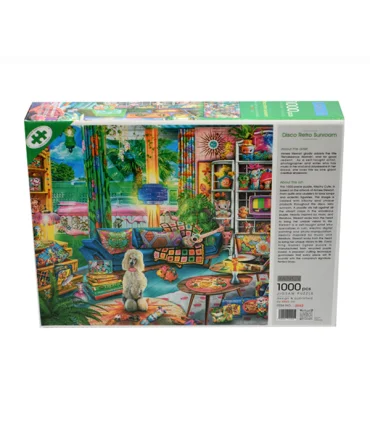 پازل 1000 تکه فنسی طرح اتاق آفتابگیر دیسکو رترو کد: 2042 | FANCY |5591022302212