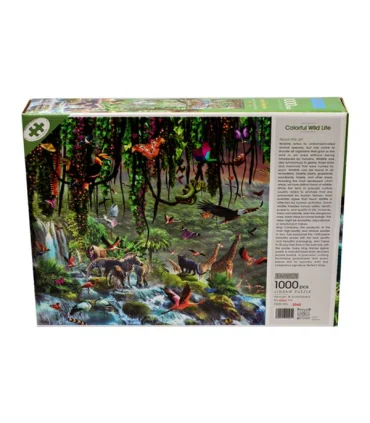 پازل 1000 تکه فنسی طرح حیات وحش رنگارنگ کد: 2042 | FANCY |5591022302210