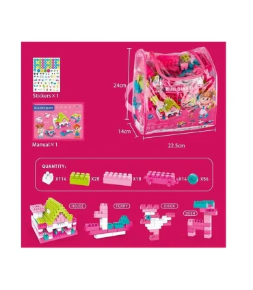 لگو 230 قطعه کیفی دخترانه کد: JX688-36 | |55004844