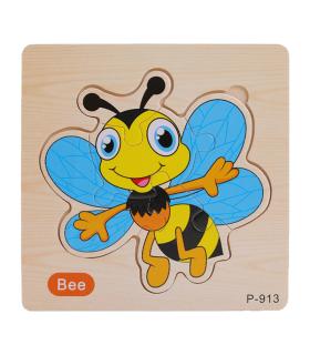پازل چوبی 6 تکه طرح زنبور کد: P-913 |  |55002765