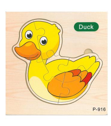 پازل چوبی 6 تکه طرح اردک کد: P-916 |  |55002759