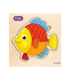 پازل چوبی 6 تکه طرح ماهی کد: P-915 |  |55002763