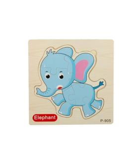 پازل چوبی 6 تکه طرح فیل کد: P-905 |  |55002764