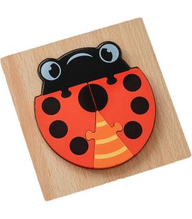 پازل جایگذاری چوبی برجسته طرح کفشدوزک کد: ST4583 |  |55002742