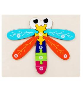 پازل چوبی اعداد طرح سنجاقک کد: ST4207 |  |55002800