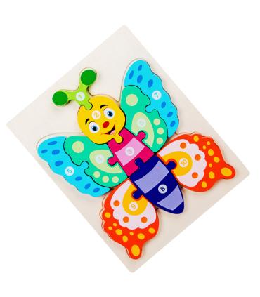 پازل چوبی اعداد طرح پروانه کد: ST4207 |  |55002797