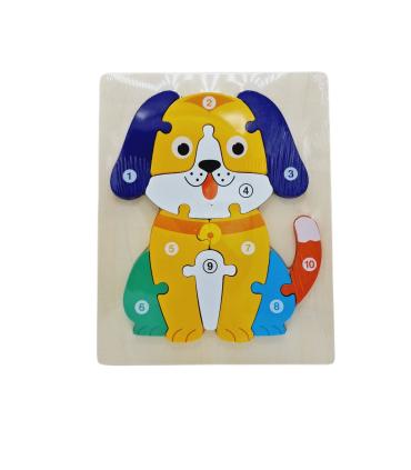پازل چوبی اعداد طرح سگ کد: ST4207 |  |55002799