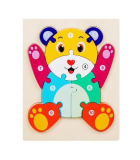 پازل چوبی اعداد طرح خرس کد: ST4207 |  |55002804