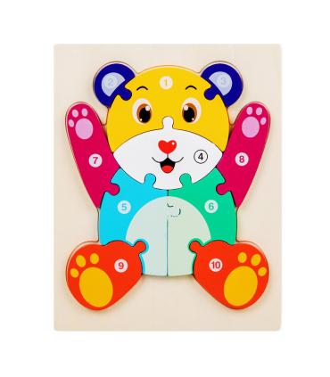 پازل چوبی اعداد طرح خرس کد: ST4207 |  |55002804