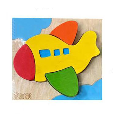 پازل چوبی 4 قطعه طرح هواپیما جیکو |  |55005210