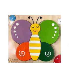 پازل چوبی 5 قطعه طرح پروانه جیکو |  |55005209