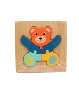 پازل جایگذاری چوبی برجسته طرح خرس کد: ST4583 |  |55002736