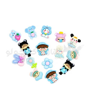 استیکر برجسته 15 عددی طرح دختر کد: GB/T 26717 | |6972280221090