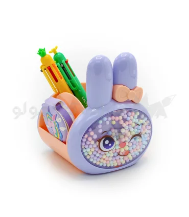 جاقلمی رومیزی دونه برفی طرح خرگوش کد: 92330-2 | |6936380671858