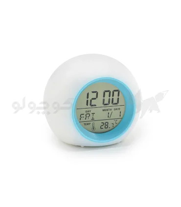 ساعت رومیزی دماسنج دار دیجیتالی طرح کره کد: 90941-17 | |55004662