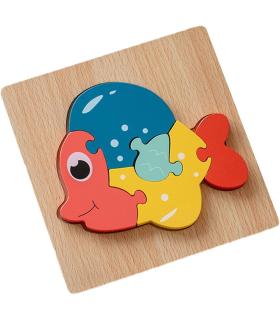 پازل جایگذاری چوبی برجسته طرح ماهی کد: ST4583 |  |55002737