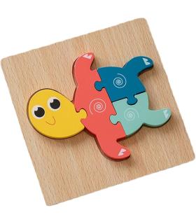 پازل جایگذاری چوبی برجسته طرح لاک پشت کد: ST4583 |  |55002738