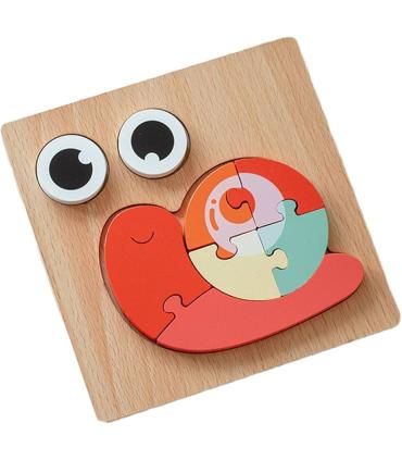 پازل جایگذاری چوبی برجسته طرح حلزون کد: ST4583 |  |55002741