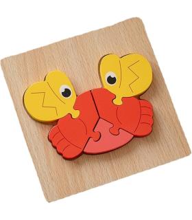 پازل جایگذاری چوبی برجسته طرح خرچنگ کد: ST4583 |  |55002740