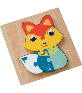 پازل جایگذاری چوبی برجسته طرح روباه کد: ST4583 |  |55002735