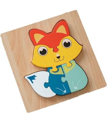پازل جایگذاری چوبی برجسته طرح روباه کد: ST4583 |  |55002735
