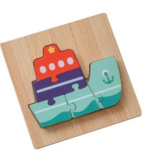 پازل جایگذاری چوبی برجسته طرح کشتی کد: ST4583 |  |55002747