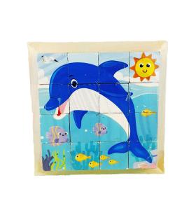 پازل مکعبی چوبی طرح حیوانات دریایی کد: ST4830 |  |55002750