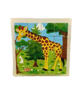 پازل مکعبی چوبی طرح حیوانات جنگل کد: ST4830 |  |55002752