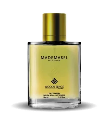 عطر جیبی زنانه وودی سنس مدل MADEMASEL حجم 30 میل | WOODY SENCE |55005163