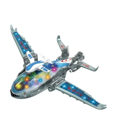 هواپیما موزیکال چرخ دنده ای چراغدار کد: 8817 | |55004974