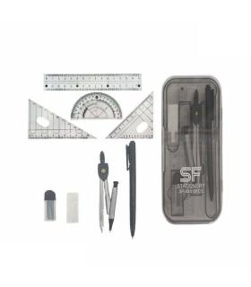 ست پرگار و خط کش 8 تکه SF کد: SF-826 | SF |6971109023228